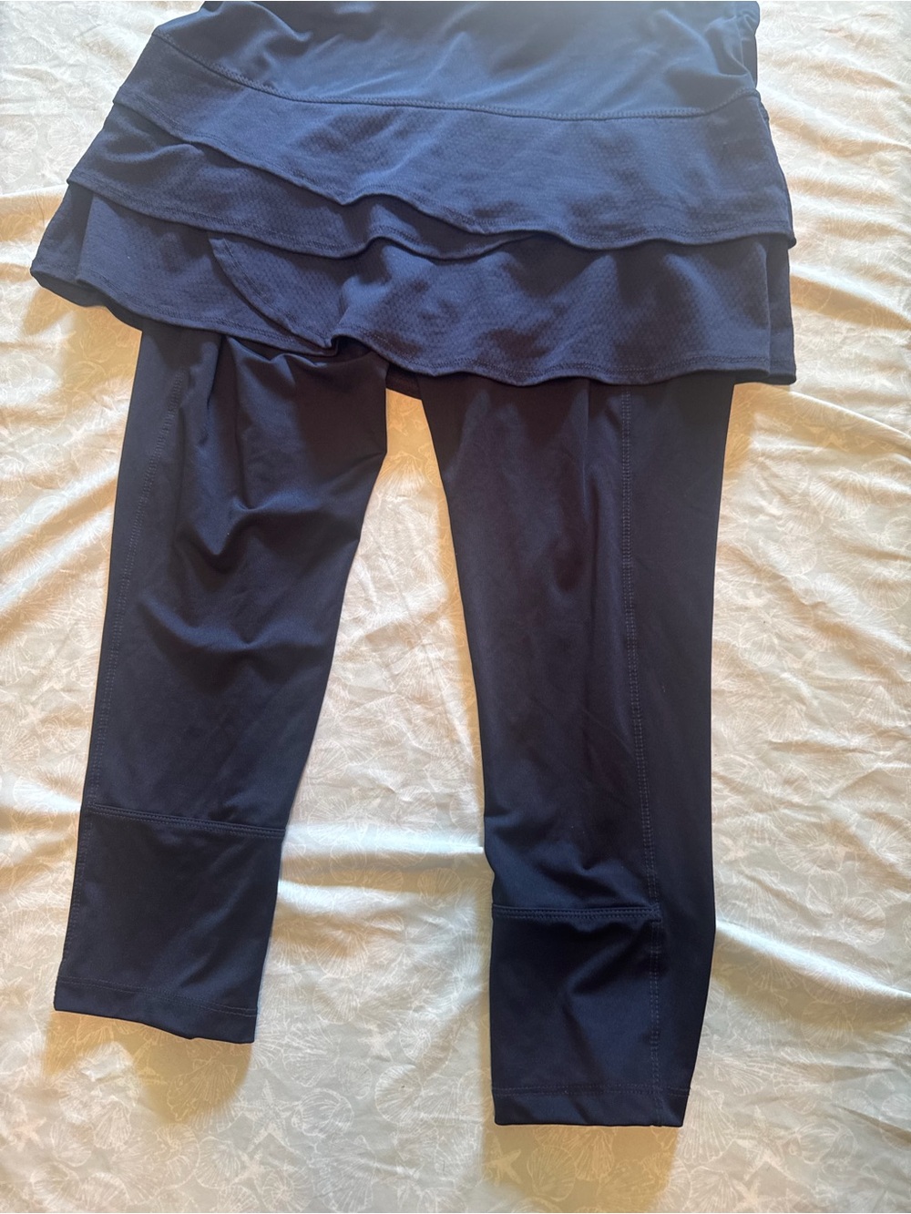 Lucky in Love Navy Athletic Skort - Picture 2 of 3